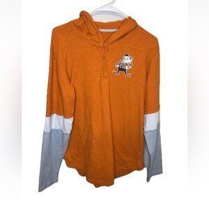 Cleveland Browns Nike Lightweight Hoodie Orange Brownie The Elf Size M EUC